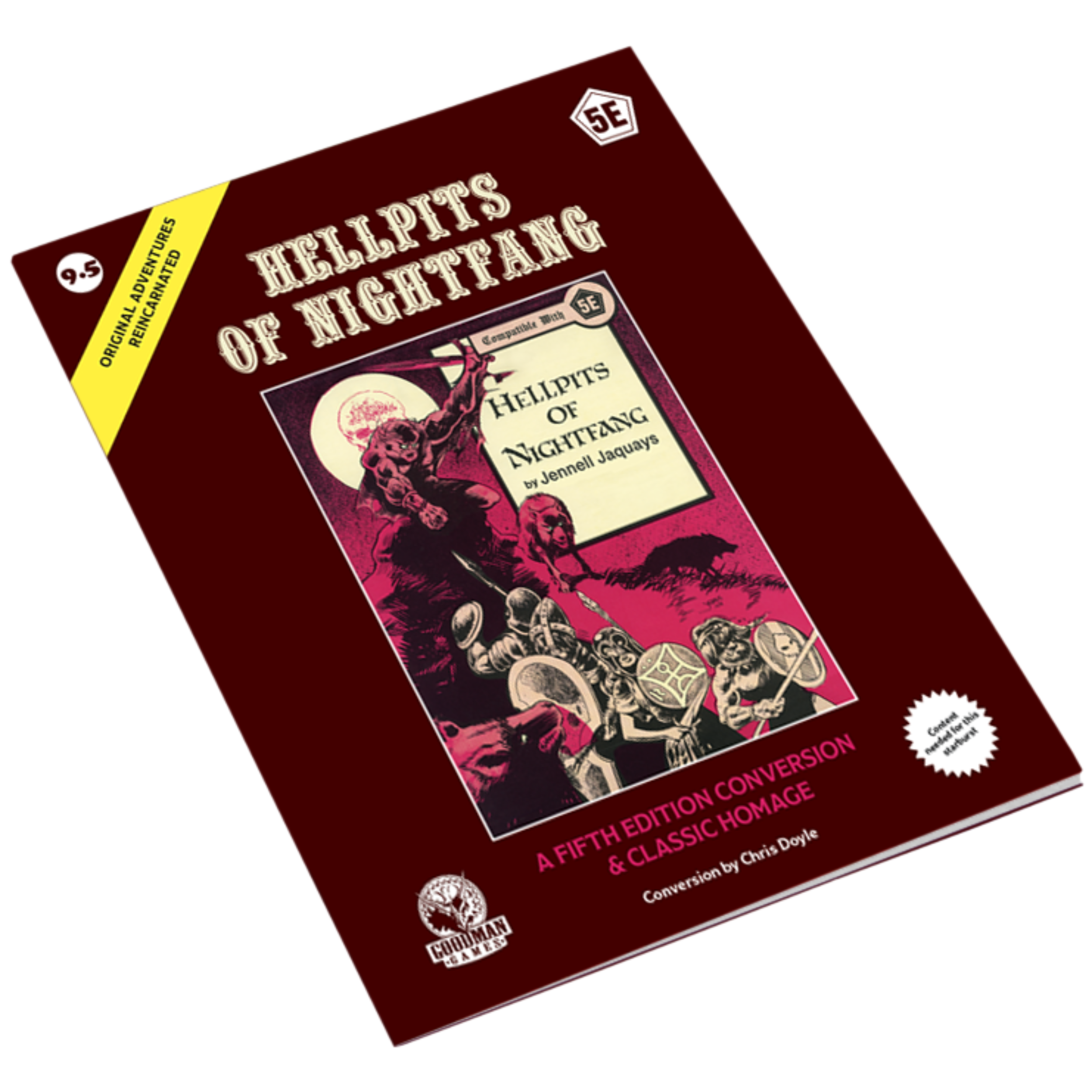 Hellpits of Nightfang Original Adventures Reincarnated 9.5